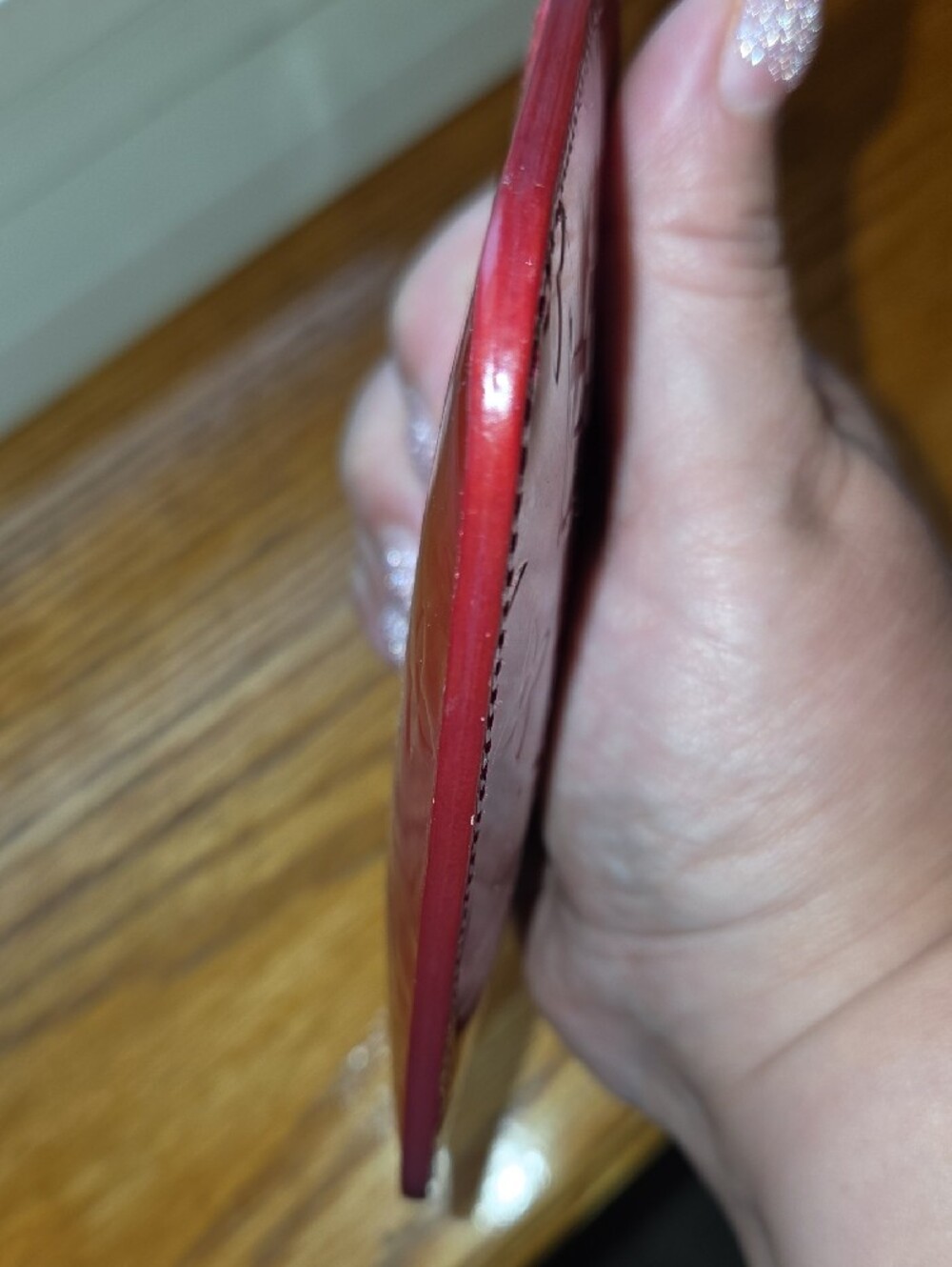 Louis Vuitton Red Patent Zip Key Pouch with Gold Hardware. With  A Dustbag - Picture 6 of 8